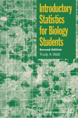 Introductory Statistics for Biology Students, S... 0412807602 Book Cover