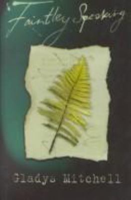 Faintley Speaking 0754085961 Book Cover