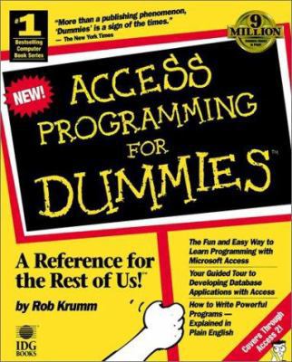 Access Programming For Dummies? 1568840918 Book Cover