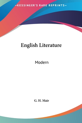 English Literature: Modern 1161429948 Book Cover
