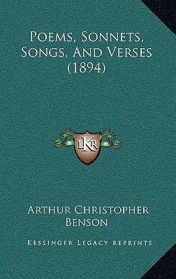 Poems, Sonnets, Songs, And Verses (1894) 1165665697 Book Cover