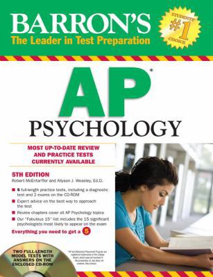 Barron's AP Psychology [With CDROM] 1438071310 Book Cover