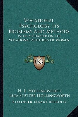 Vocational Psychology, Its Problems And Methods... 1163103144 Book Cover