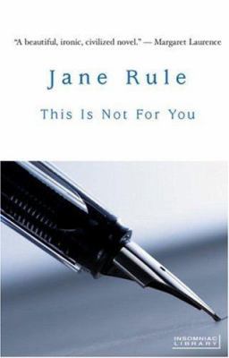This Is Not For You 1894663845 Book Cover