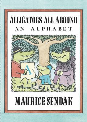 Alligators All Around Board Book: An Alphabet 0062332457 Book Cover