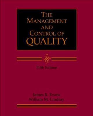 Management and the Control of Quality with Stud... 0324066805 Book Cover