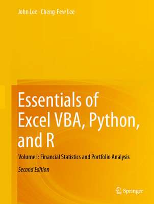 Essentials of Excel Vba, Python, and R: Volume ... 3031142357 Book Cover