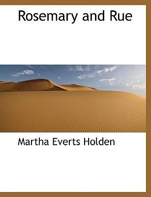 Rosemary and Rue [Large Print] 1116867753 Book Cover