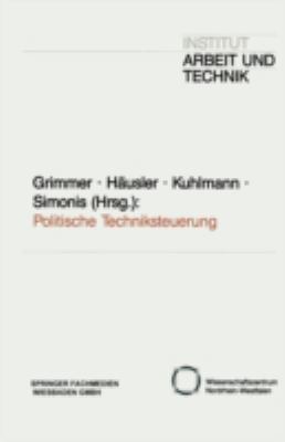 Politische Techniksteuerung [German] 381000992X Book Cover