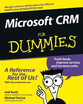 Microsoft CRM for Dummies 0764516981 Book Cover