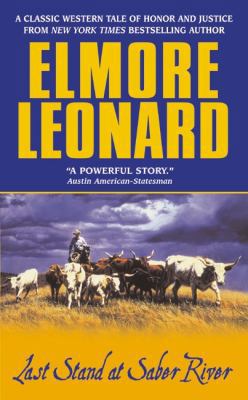 Last Stand at Saber River 0060013524 Book Cover