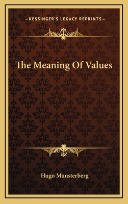 The Meaning Of Values 1168946182 Book Cover