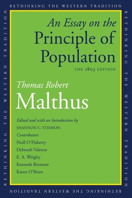 An Essay on the Principle of Population: The 18... 0300177410 Book Cover