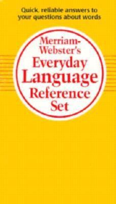 Merriam Webster's Everyday Language Reference Set 0877799709 Book Cover
