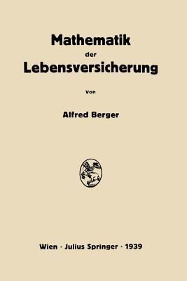 Mathematik Der Lebensversicherung [German] 3709158397 Book Cover