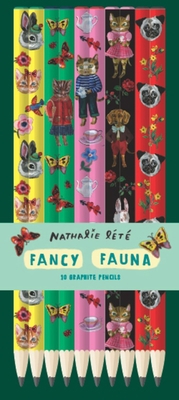 Paperback Fancy Fauna: 10 Graphite Pencils Book