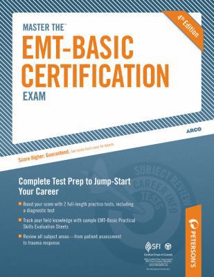 Peterson's Master the EMT Basic Certification Exam B01M8FTWUR Book Cover