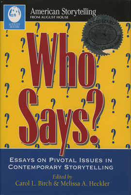 Who Says? 0874834538 Book Cover