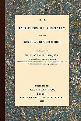 The Institutes of Justinian 161619023X Book Cover