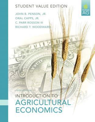 Introduction to Agricultural Economics: Student... B0072VN89U Book Cover