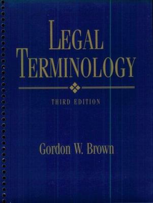 Legal Terminology B006TB3SD0 Book Cover