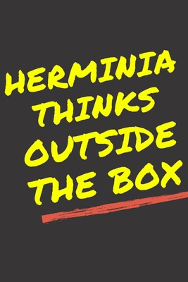 Herminia's Notebook. - Herminia thinks outside the box - Herminia Personalized Notebook a Beautiful 120 lined pages, 6” x 9” Notebook / Journal Gift- Diary to Write, work.: Herminia notebook
