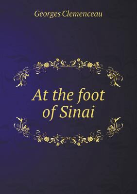 At the foot of Sinai 5518460430 Book Cover