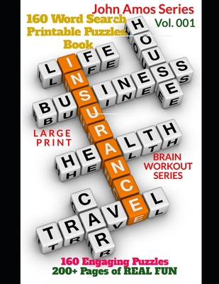 160 Word Search Printable Puzzles Book B08JVKFVM9 Book Cover