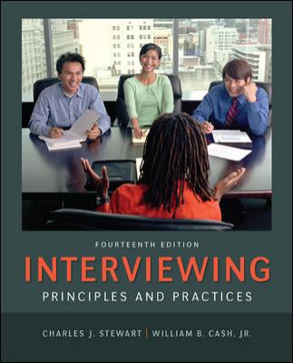 Interviewing: Principles and Practices 0078036941 Book Cover