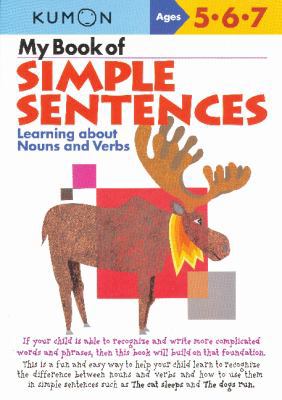 Kumon My Book of Simple Sentences 1933241055 Book Cover