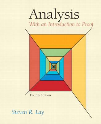 Analysis: With an Introduction to Proof 0131481010 Book Cover