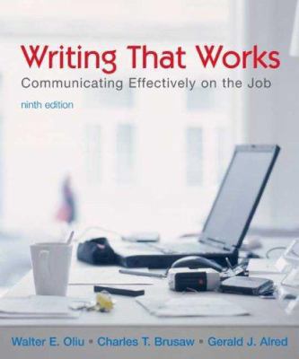 Writing That Works: Communicating Effectively o... 0312448449 Book Cover