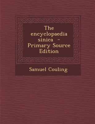 The Encyclopaedia Sinica 1295402319 Book Cover