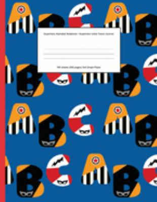 Superhero Alphabet Notebook: Superhero Initial Travel Journal 100 sheets (200 pages) 5x5 Graph Paper / High-quality matte cover for a professional ... Perfect size at 8.5" x 11" (21.59 x 27.94 cm)