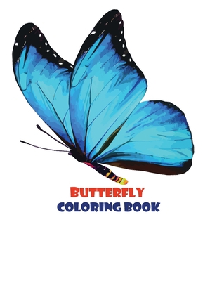 butterfly coloring book: (Dover Nature Coloring Book) B08HTG65Q4 Book Cover