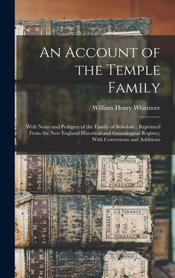 An Account of the Temple Family: With Notes and... 1017178259 Book Cover