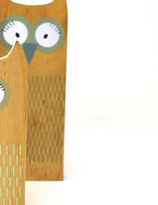 Owls Notebook large Size 8.5 x 11 Ruled 150 Pages 1723266701 Book Cover