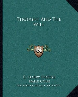 Thought And The Will 1162812028 Book Cover