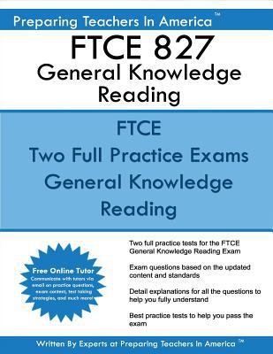 FTCE 827 General Knowledge Reading: FTCE Genera... 1542311837 Book Cover
