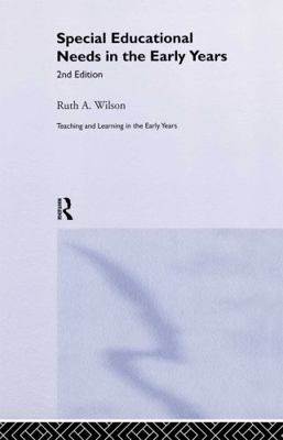 Special Educational Needs in the Early Years 041530346X Book Cover