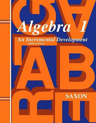 Saxon Algebra 1 Solutions Manual Third Edition B000LTMMA6 Book Cover