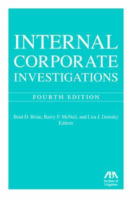 Internal Corporate Investigations 159031915X Book Cover