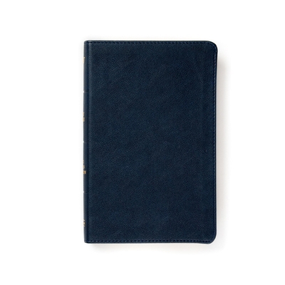 KJV Personal Size Bible, Navy Leathertouch 1087751381 Book Cover