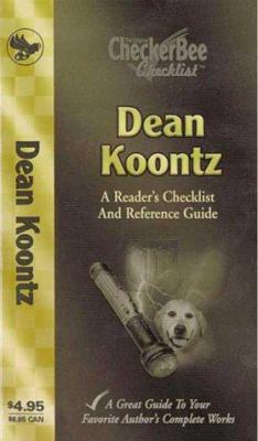 Dean Koontz: A Reader's Checklist and Reference... 1585980250 Book Cover