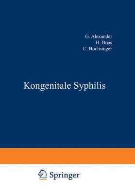 Kongenitale Syphilis [German] 3540010483 Book Cover