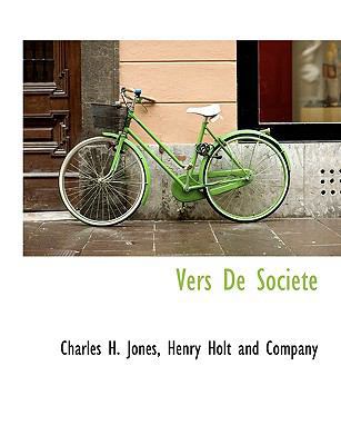 Vers de Societe 1140368729 Book Cover