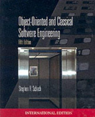 Object-oriented and Classical Software Engineering 007112263X Book Cover