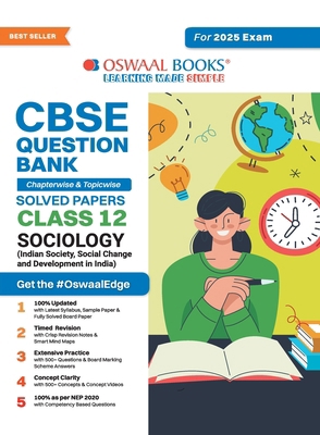 Oswaal CBSE Question Bank Class 12 Sociology, C... 9359583782 Book Cover