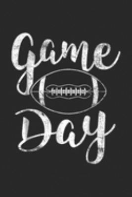 Game Day: Game Day Football Cute Football Top Women Journal/Notebook Blank Lined Ruled 6x9 100 Pages