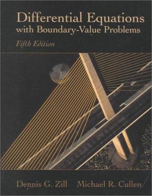 Differential Equations with Boundary-Value Prob... 0534380026 Book Cover